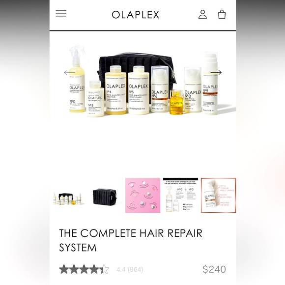 Olaplex Complete Hair Repair System - Picture 1 of 3